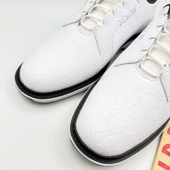 Nike Air Jordan ADG 5 Low White Black Golf Shoes FQ7874-102 Men’s Sz 9.5 NEW